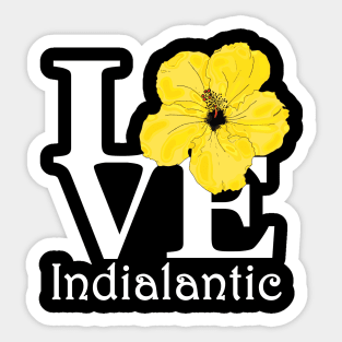 LOVE Indialantic Sticker